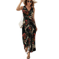 longue sans manches pour femme, motif coq de ferme